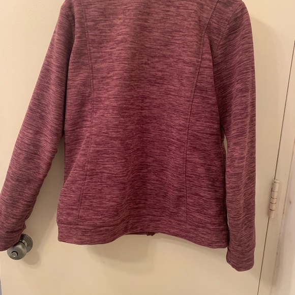 Ladies Marled Fleece Jacket  Cascade - Picture 4 of 5